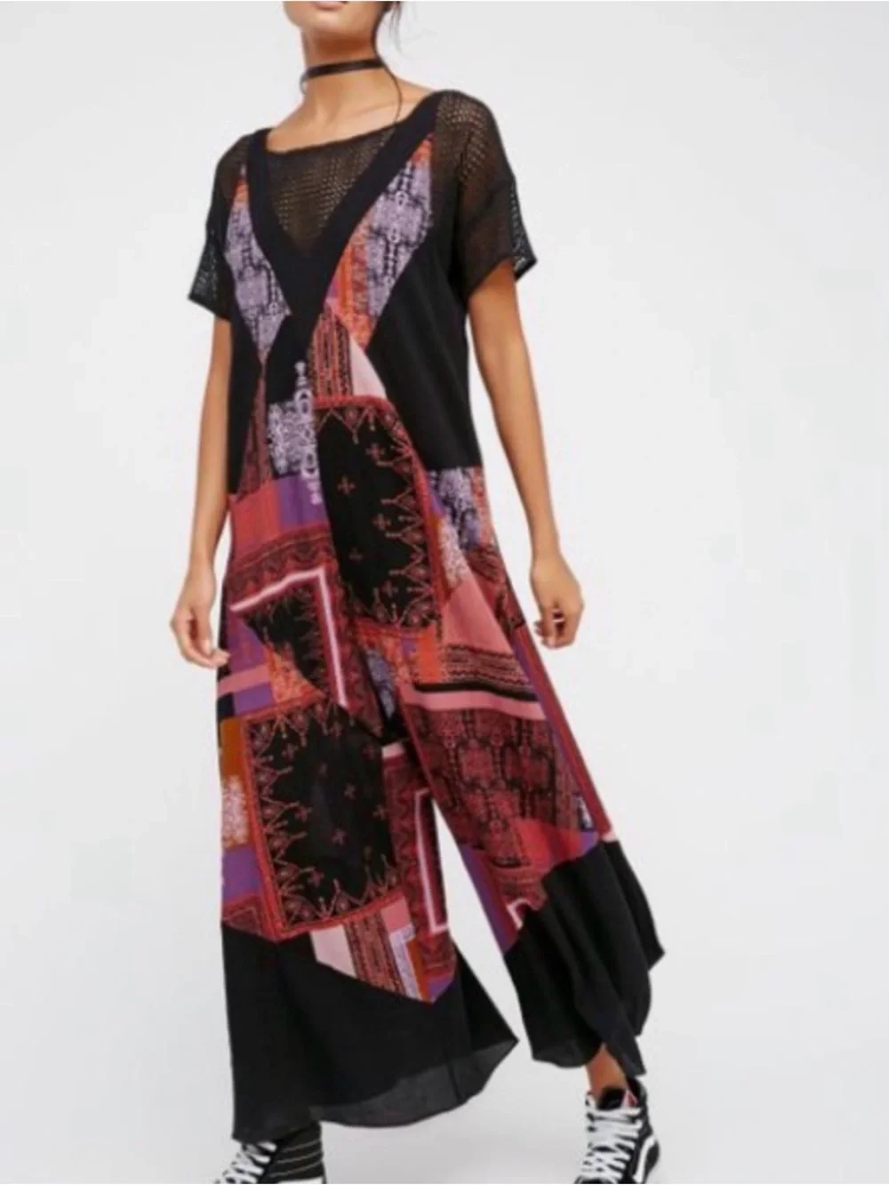 Free People All Patched Up Jumpsuit